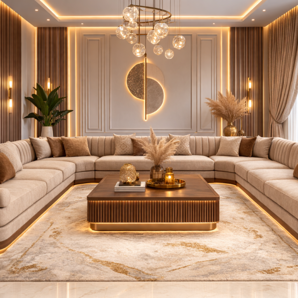 Premium Majlis Hall Set Riyadh | Custom Large Seating