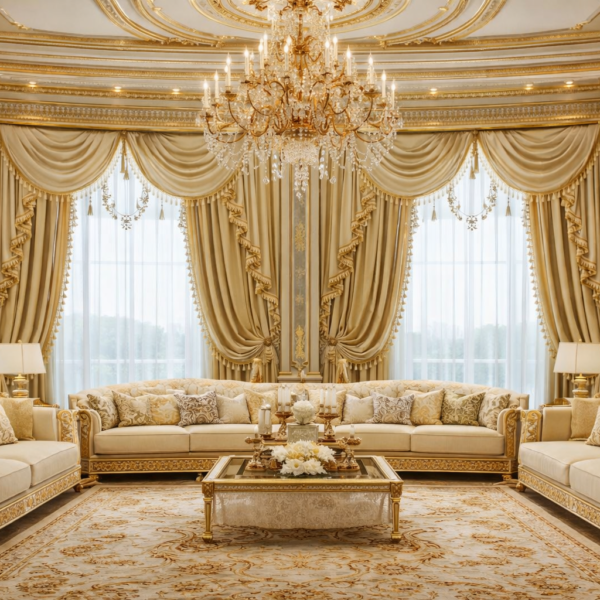 Luxury Majlis Curtains Riyadh | Traditional & Modern Design