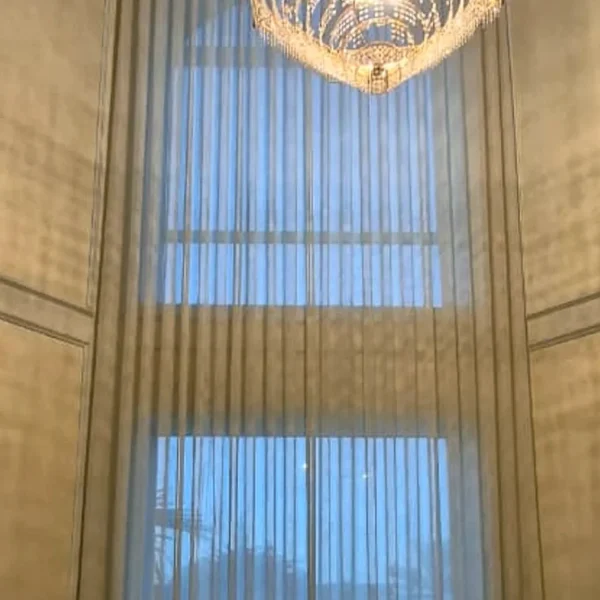 wavy curtains riyadh modern living room